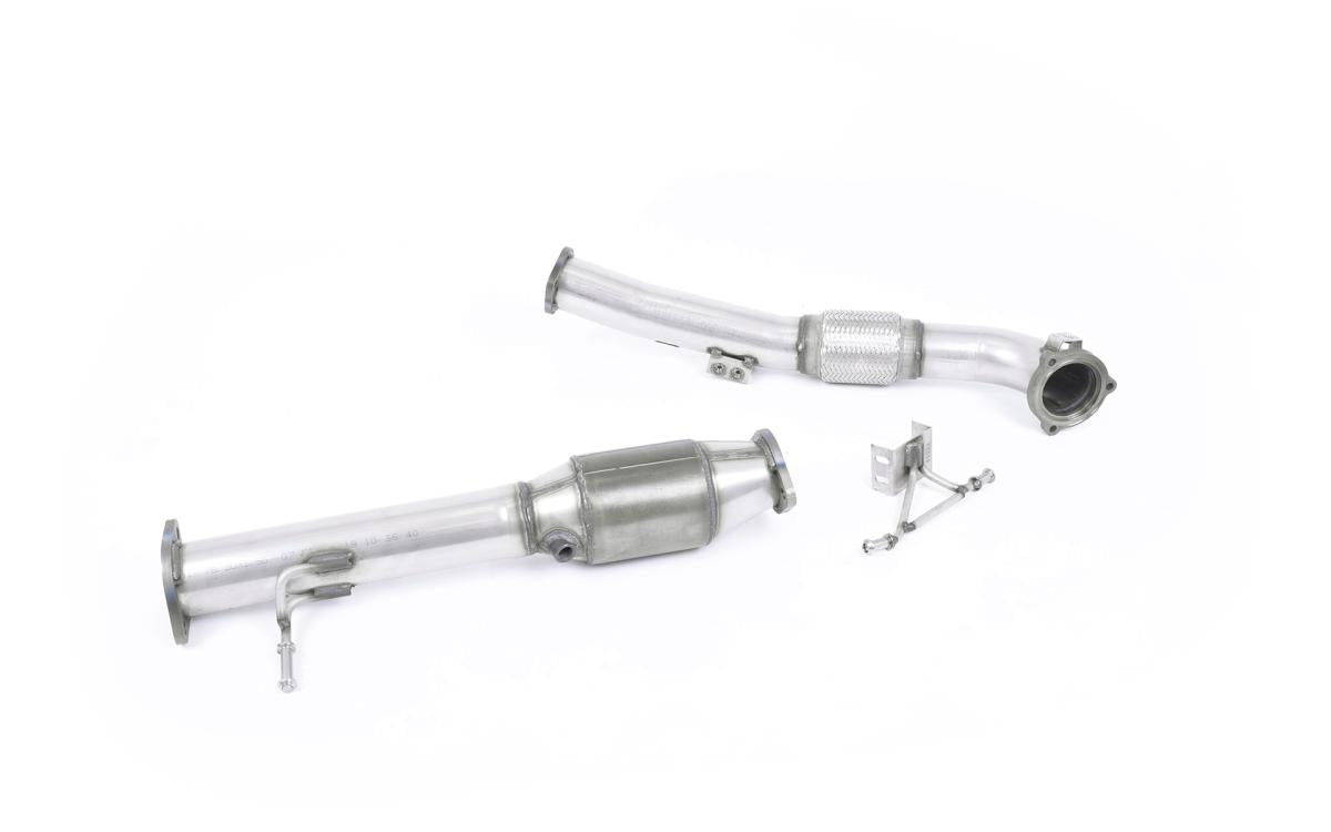 Ford Focus MK2 RS - Large Bore Downpipe with Hi-Flow Sports Catalyst (For Milltek Cat-Back)