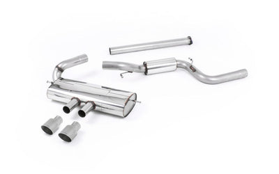 Ford Focus MK3 ST 5 door Hatchback - Part Resonated Cat-Back Exhaust System with Titanium Tips