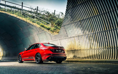 Alfa Romeo Giulia 2.9 V6 Quadrifoglio - Front Pipe-Back System with GT-100 Cerakote Trims - Valved