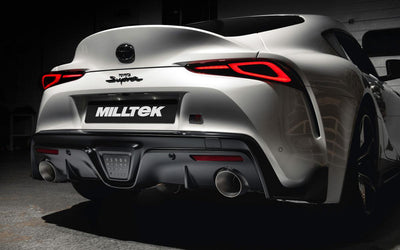 Toyota Supra A90 3.0 - GPF/OPF Back with GT-115 Titanium Trims - Race (Louder) Non Valved