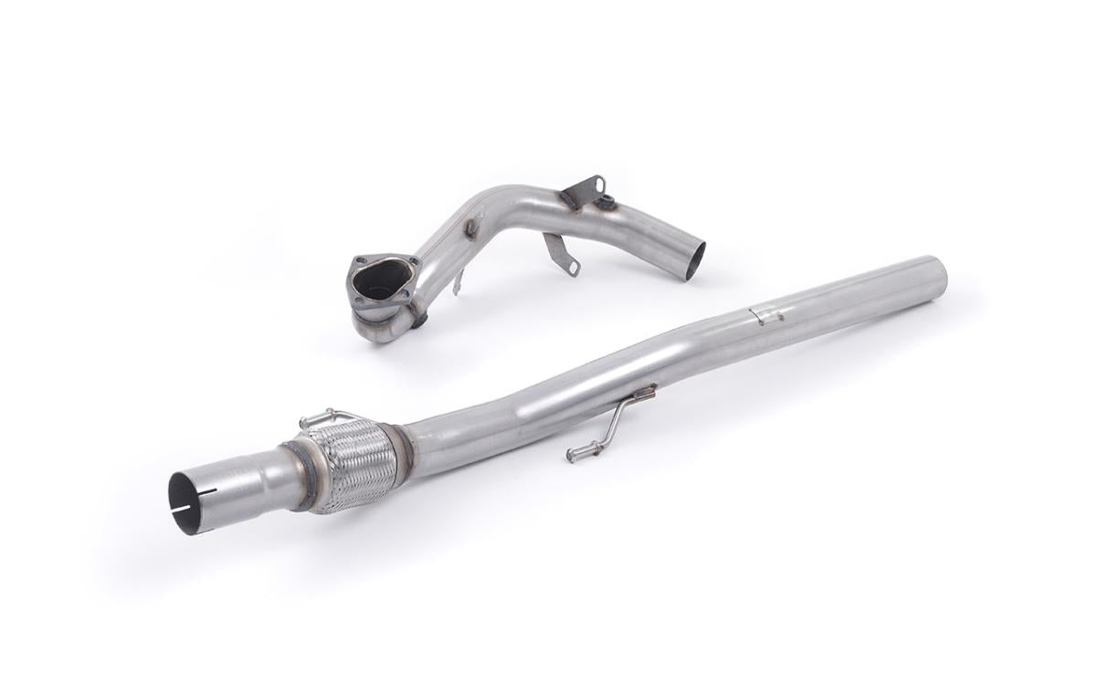 Large Bore Downpipe with Catalyst Delete (For Milltek Cat-Back) - A1/Polo GTI/Seat/Skoda 1.4 TFSI/TSI