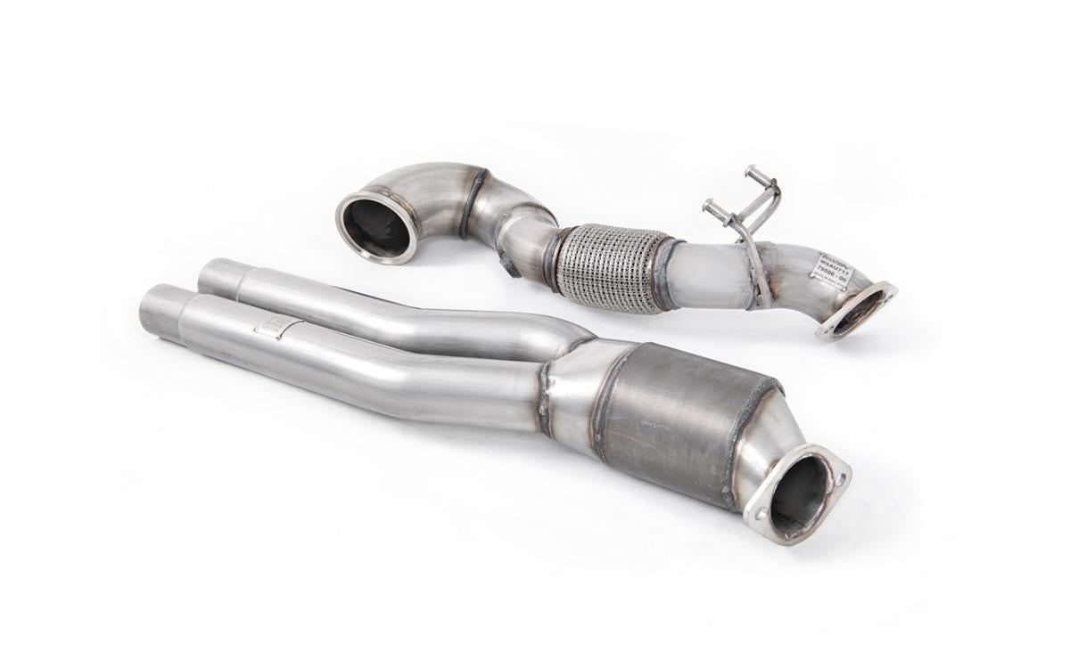 Large Bore Downpipe with Hi-Flow Sports Catalyst - For All Exhaust (Audi RS3 8V/8Y/TTRS MK3)