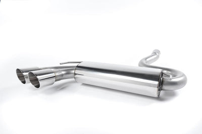 Audi Coupe UR Quattro 10V - Resonated (Quieter) Downpipe-Back Exhaust System with Polished OEM-Style Trims