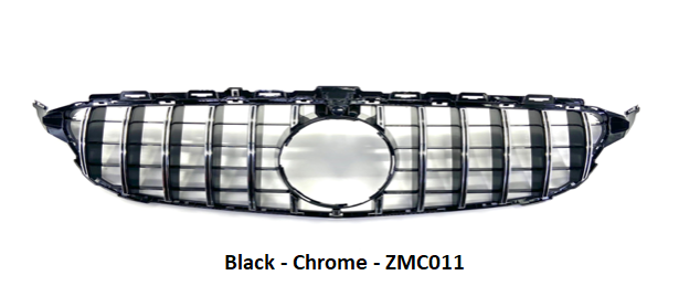 Zunsport Mercedes C Class W205 AMG GT-R Panamericana Style Front Grille (Without Camera Hole)
