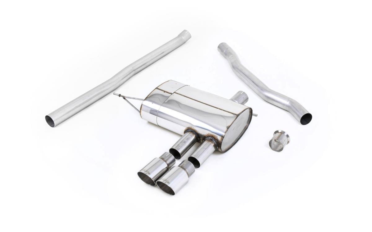 Mini Cooper S F56 - Non-Resonated (Louder) Cat-Back Exhaust System with Polished Tips