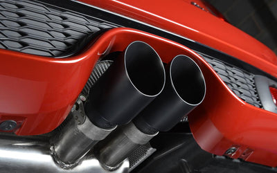 Mini Cooper S F56 - Valved & Non-Resonated (Louder) Cat-Back Exhaust System with Cerakote Black Tips