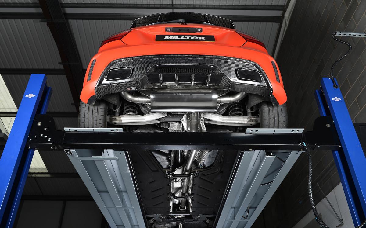 Mercedes A45 AMG W176 - Non-Valved & Non-Resonated Cat-Back Race Exhaust System (Uses OE Trims)