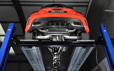 Mercedes A45 AMG W176 - Non-Valved & Non-Resonated Cat-Back Race Exhaust System (Uses OE Trims)
