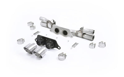 Porsche 991.1/991.2 GT3 & GT3 RS - Cat-Back Exhaust System with Polished GT-100 Trims