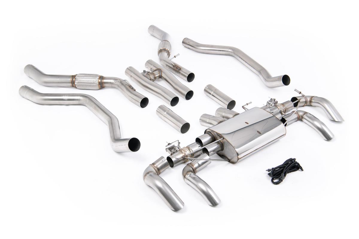Range Rover Vogue L460 P530 (LWB) V8 NC11 Engine - Valved Cat / OPF Back System with Downturns to OE Rear Bumper