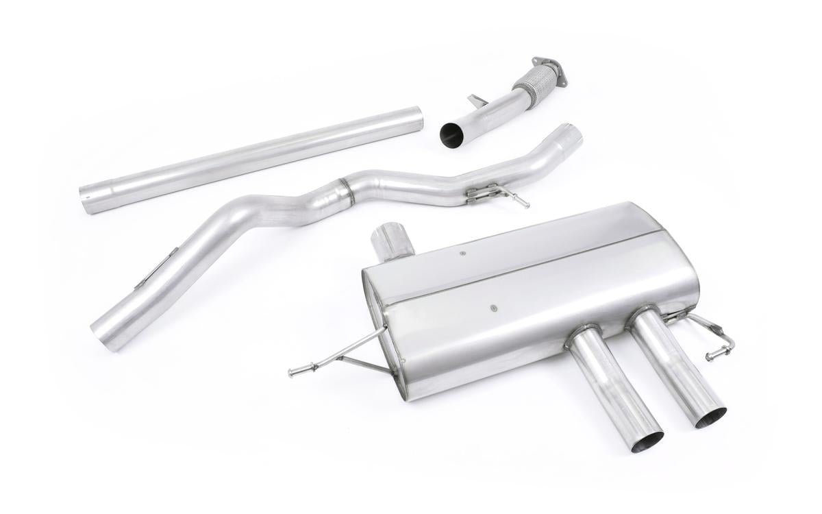Renault Megane Renaultsport 280 (Non GPF Models) - Non-Resonated Cat-Back Exhaust System - Uses OE Tips