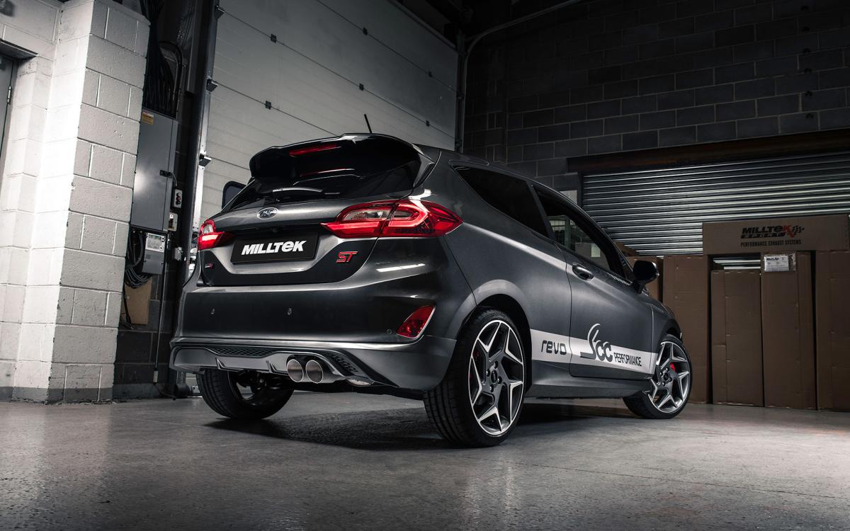 Ford Fiesta MK8 ST 1.5 (Pre Sept 2020) - Resonated GPF/OPF Back Exhaust System with Titanium GT-90 Trims