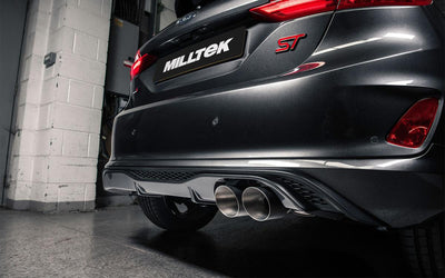 Ford Fiesta MK8 ST 1.5 (Pre Sept 2020) - Resonated GPF/OPF Back Exhaust System with Titanium GT-90 Trims