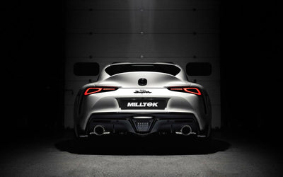 Toyota Supra A90 3.0 - Resonated (Quieter) GPF/OPF Back System with GT-115 Titanium Trims - EC Approved