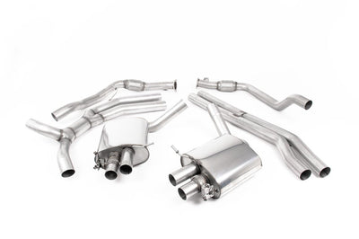 Audi RS5 B9.5 Non GPF Models - Road+ Cat Back Exhaust System with Titanium Oval Trims