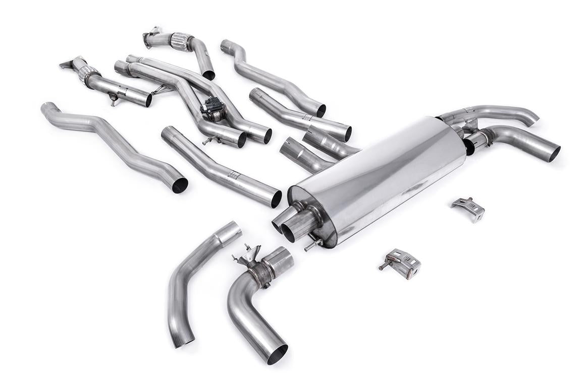 Audi SQ7/SQ8 V8 Pre LCI - Non Resonated (Loudest) OPF/GPF Back Exhaust System - Fits to OE Tailpipes