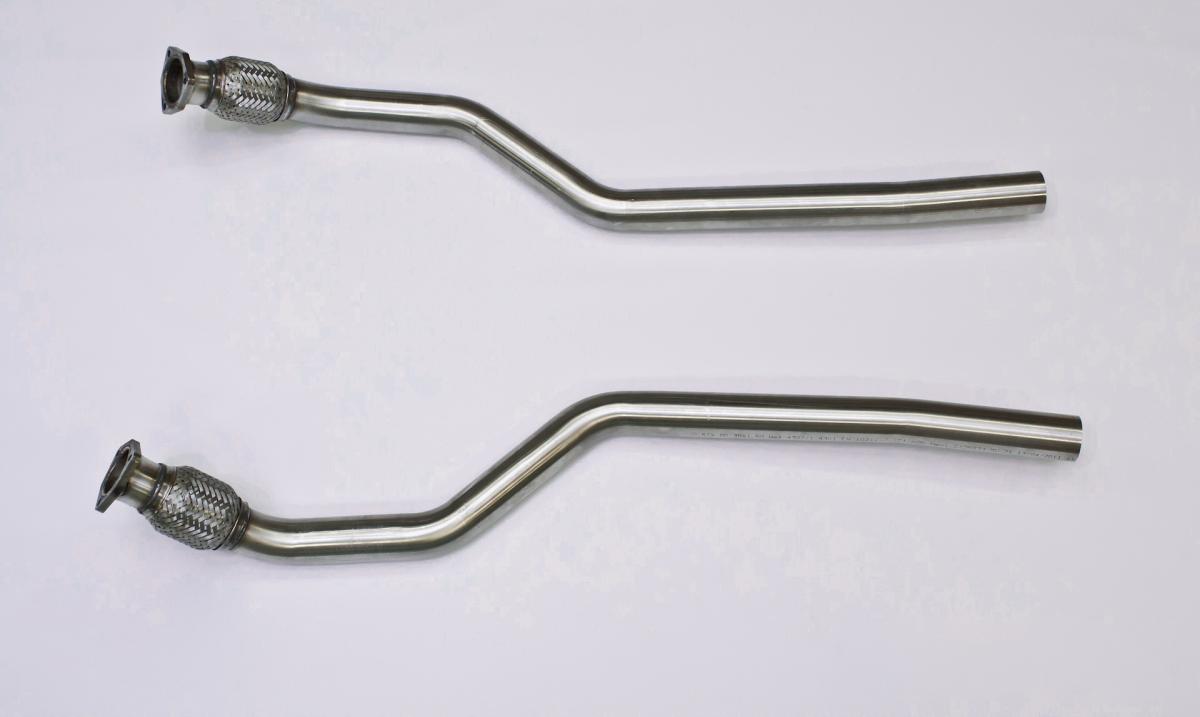 Audi S5 V8 - Large Bore Lower Downpipe Pair with Catalyst Delete (For Manual Models only)