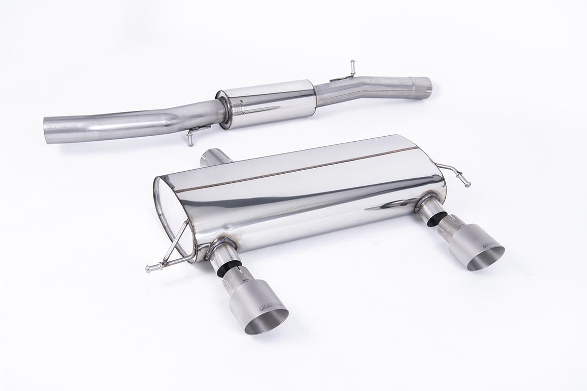 Audi TT MK1 225 Quattro - Resonated (Quieter) Cat-Back Race Exhaust System with Titanium GT100 Trims (For the 225 Model Only)