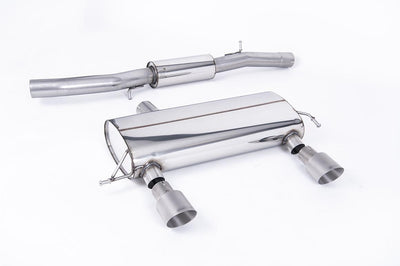 Audi TT MK1 225 Quattro - Resonated (Quieter) Cat-Back Race Exhaust System with Titanium GT100 Trims (For the 225 Model Only)