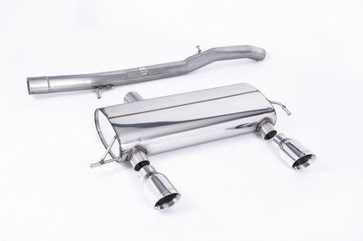 Audi TT MK1 225 Quattro - Non-Resonated (Louder) Cat-Back Race Exhaust System with Polished GT100 Trims (For the 225 Model)