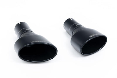 Audi RS6 C6 - Non-Resonated (Louder) Cat-Back Exhaust System with Ceramic-coated Black Satin Dual-Oval Trims
