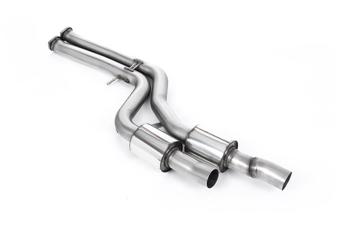 BMW F80 M3/F82 M4 - Resonated (Quieter) Secondary Catalyst Delete - For Fitment to Milltek