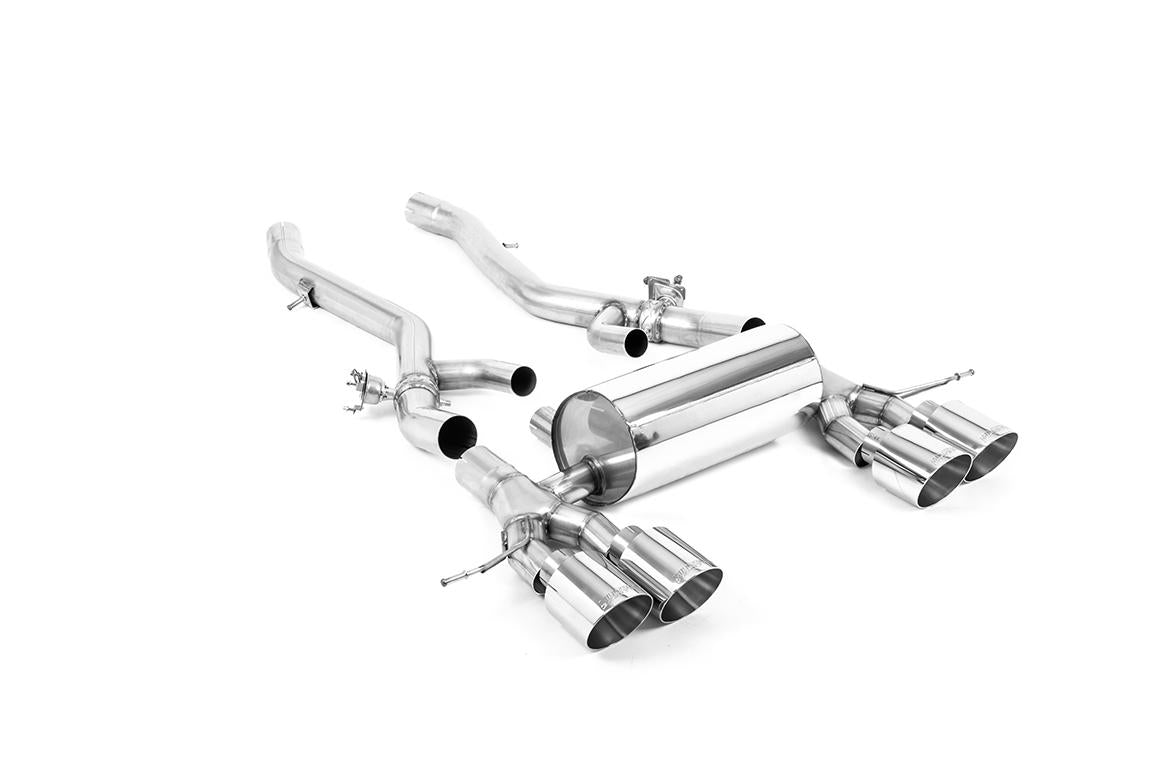 BMW G87 M2 - Axle Back - Centre Resonator Back System with GT-115 Polished Trims