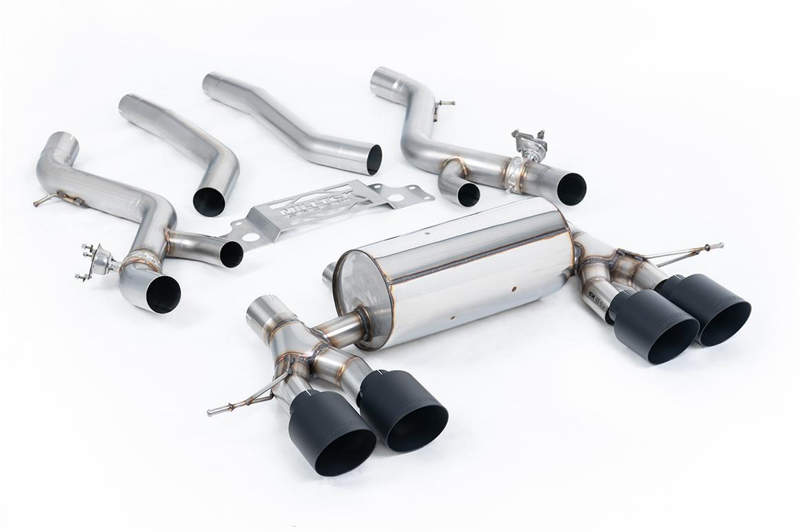 BMW G87 M2 - OPF/GPF Back with Centre Resonator Bypass & GT-115 Cerakote Black Trims