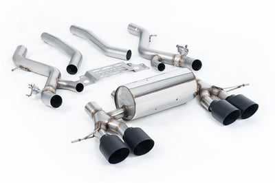 BMW G87 M2 - OPF/GPF Back with Centre Resonator Bypass & GT-115 Cerakote Black Trims