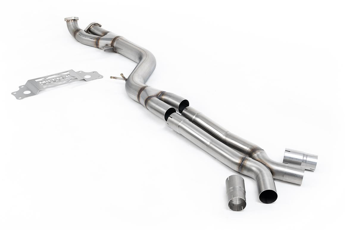 BMW G87 M2 - 4" OPF/GPF Bypass Single Pipe 102mm - With X Pipe to OE Axle Back Only
