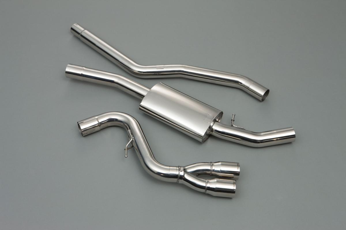 BMW 1 Series E81/E87 Diesel - Cat-Back Exhaust System with Twin Polished Trim Assembly