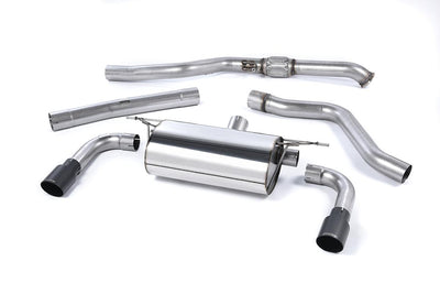 Resonated (Quieter) Cat-Back Exhaust System with Cerakote Black Tips