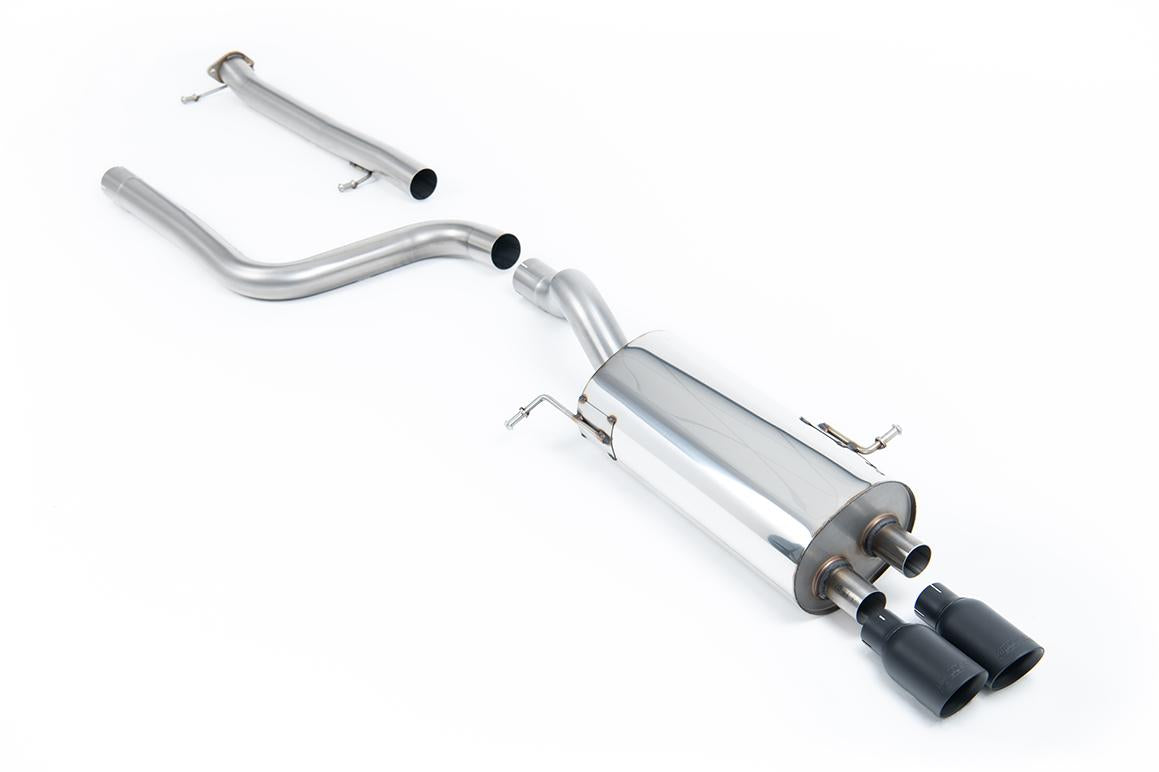 Ford Fiesta MK7/7.5 ST 1.6 - Non-Resonated (Louder) Cat-Back Exhaust System with Cerakote Black Tips