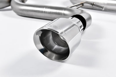 Ford Focus MK2 ST 225 - Non-Resonated (Louder) Cat-Back Race Exhaust System with Polished GT-100 Trims