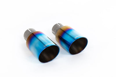 Ford Fiesta MK7/7.5 ST 1.6 - Resonated (Quieter) Cat-Back Race Exhaust System with Burnt Titanium Tips