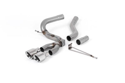 Ford Focus MK3 ST Diesel - Cat-Back Exhaust System with Polished GT-100 Trims