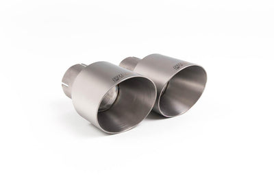 Ford Mustang 5.0 V8 GT (Fastback) - Non-Resonated (Louder) Cat-Back Exhaust System with Titanium GT-100 Trims
