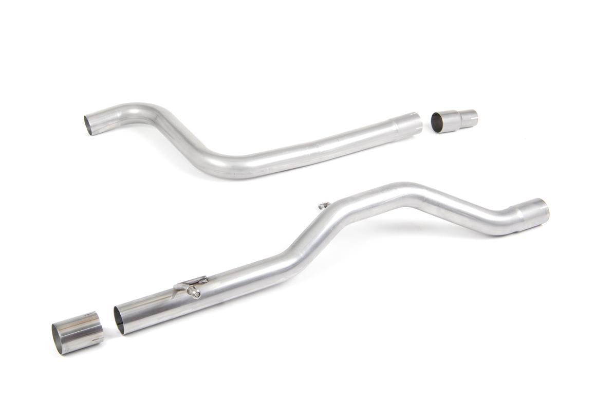 Ford Fiesta MK8 1.0T ST Line - Non-Resonated (Louder) GPF-Back Exhaust System with Twin GT-90 Cerakote Black Trims