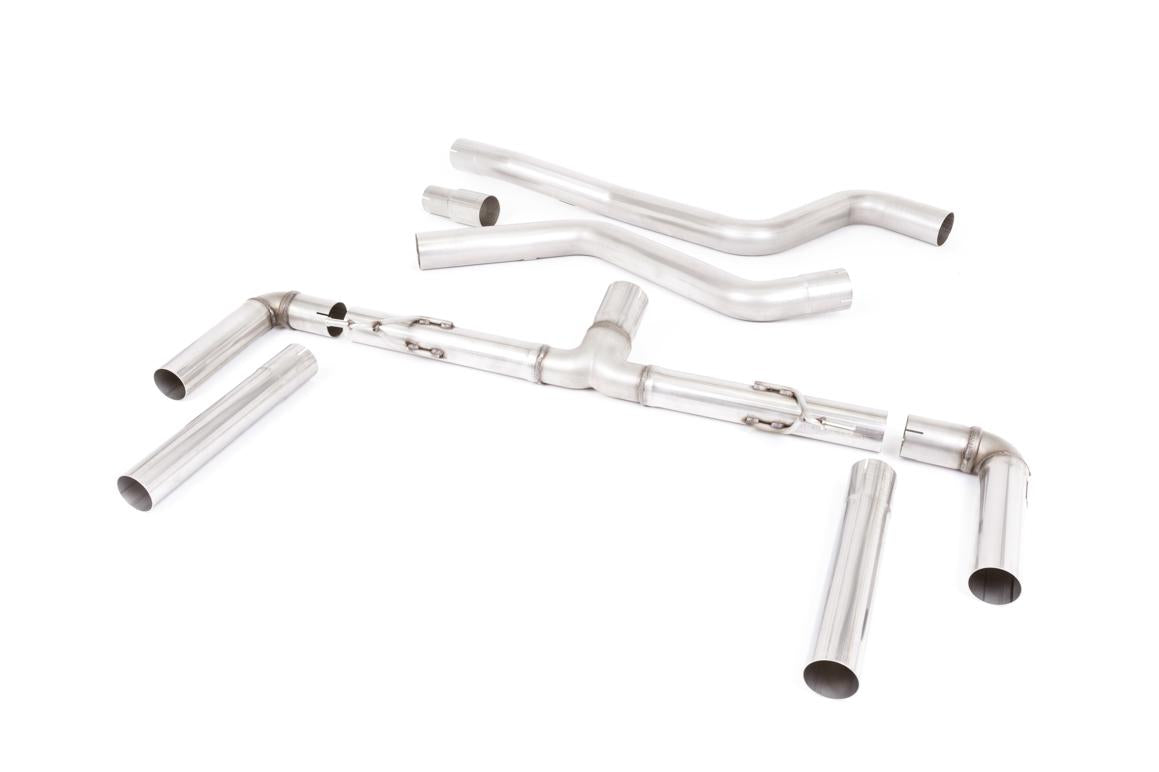 Ford Focus MK4 ST Estate/Wagon - Race (Louder) GPF Back Exhaust System with Titanium GT-115 Trims