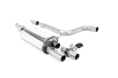 Ford Puma ST (GPF Equipped) - Valved OPF Back Exhaust System with Brushed Titanium GT-90 Trims