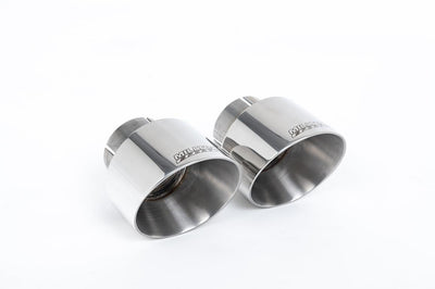 Ford Fiesta MK8 1.0T ST Line (Non GPF Models) Dual Outlets - Non Resonated (Louder) Dual Outlet Exhaust System with Polished GT-100 Trim (Includes Maxton Diffuser)
