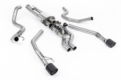 Ford Raptor 3.0 V6 - Valved Cat Back with JET-115 Carbon Tips