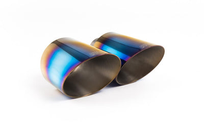 Hyundai/Kia i30N Performance (Non GPF Models) - Non-Resonated (Louder) Cat-Back Exhaust System with Burnt Titanium GT-115 Trims