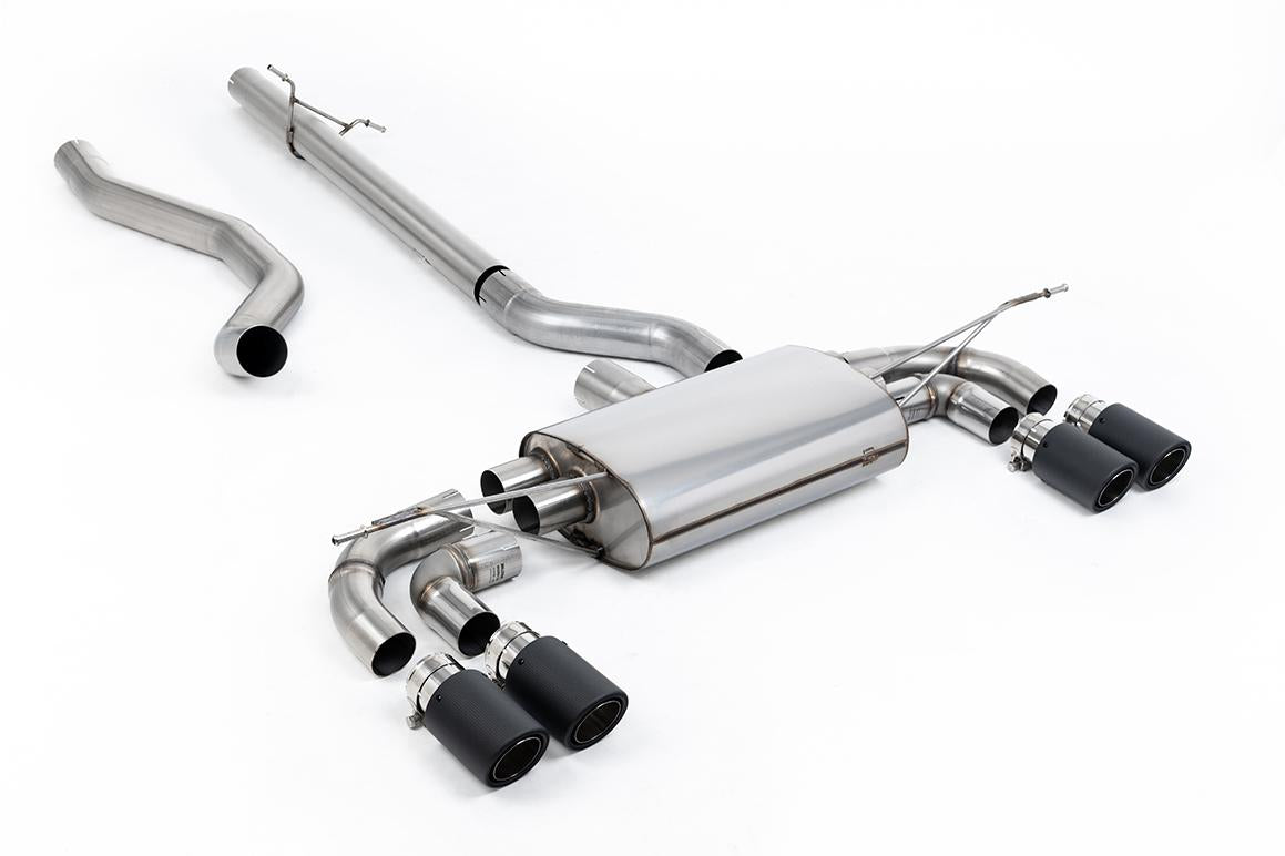 Land Rover Defender 130 2.0 I4 P300 & P400e - Non Resonated OPF/GPF Back System with Carbon Trims