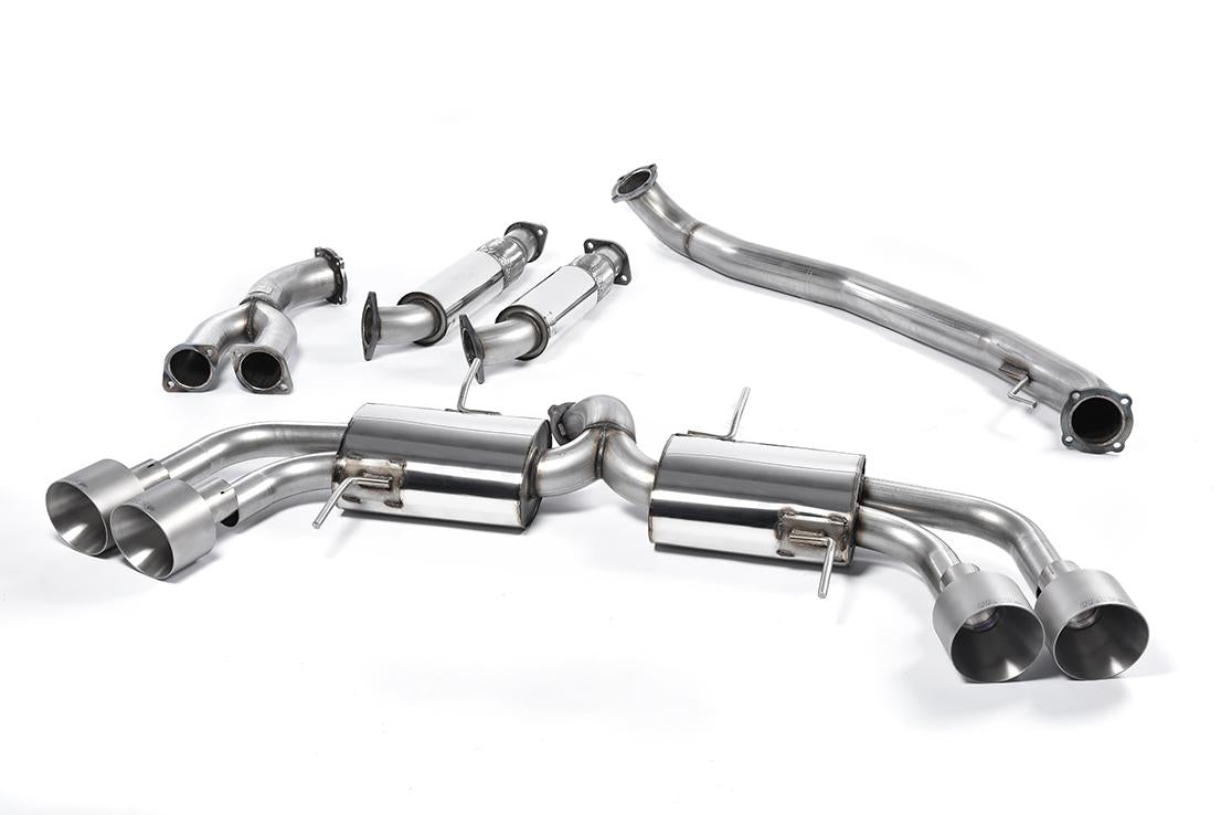 Nissan GT-R R35 - Primary Cat-Back 90MM Exhaust Systems with Titanium Tips