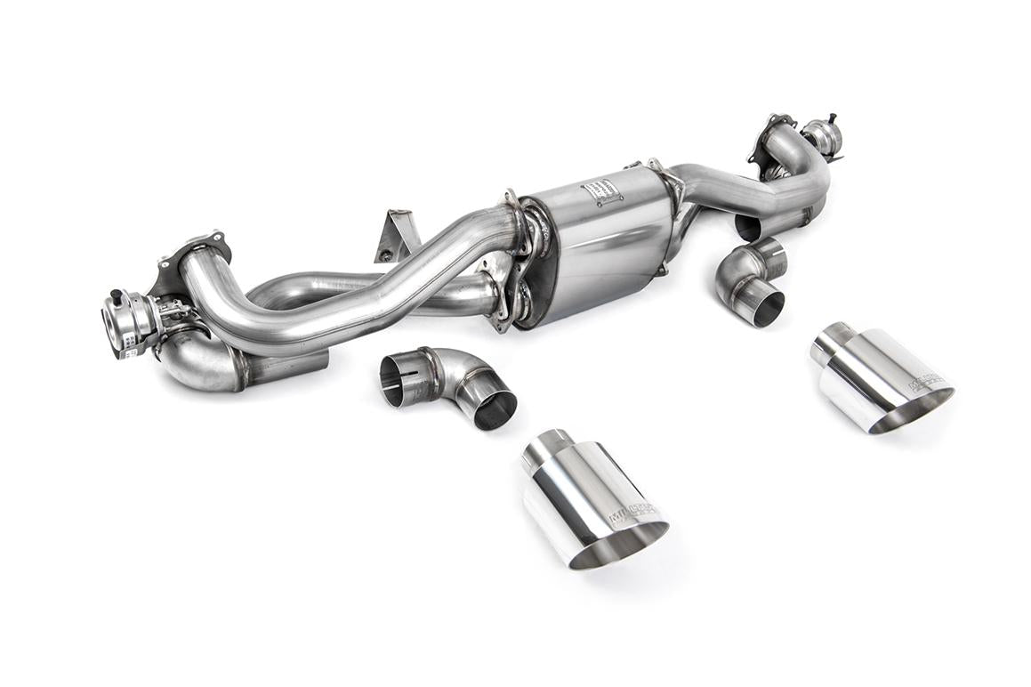 Porsche 718 GTS & Spyder Boxster/GT4 4.0 Cayman (GPF Pre Feb 2020 Models) - Particulate Filter-back With Polished GT-115 Trims