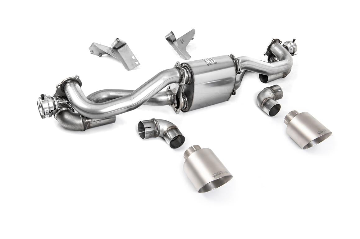 Porsche 718 GTS & Spyder 4.0 Boxter/Cayman (GPF Models) - Particulate Filter-back With Brushed Titanium GT-115 Trims