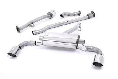 Toyota GT86/Subaru BRZ - Non-Resonated (Louder) Primary Cat-Back Exhaust System with Polished GT-115 Trims