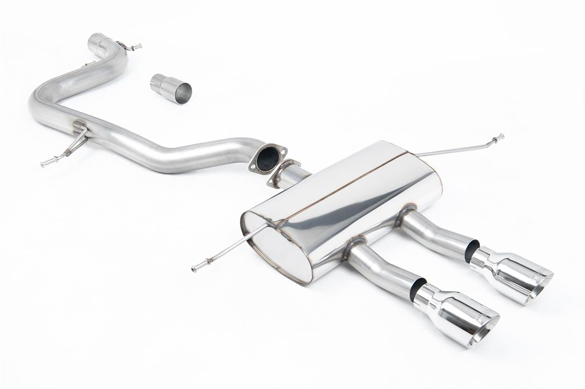 Seat Leon Cupra R 2.0 TSI 265ps - Non-Resonated (Louder) Cat-Back Exhaust System with Dual Polished GT100 Tips