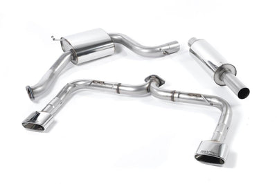 Seat Leon Cupra 280/290 (Non GPF Models) - Cat-Back Exhaust System (Louder) with Polished Oval Tips